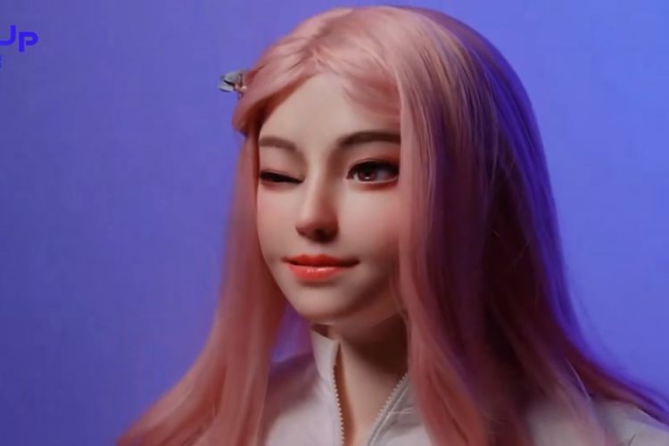 robot, robot humanoid, China Bikin Robot Berwajah Cantik, Sangat Mirip Manusia
