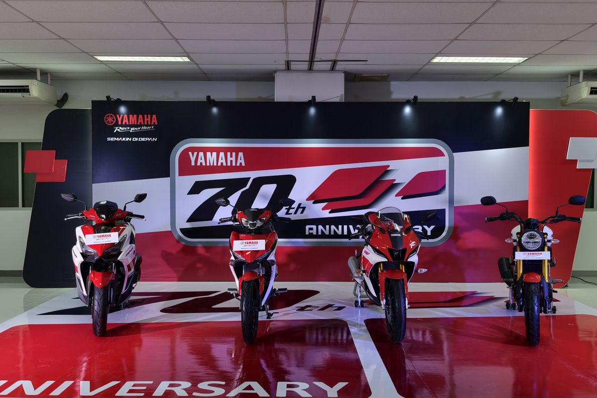 heritage balap Yamaha, Yamaha Rayakan 70 Tahun dengan Livery Spesial untuk 4 Model