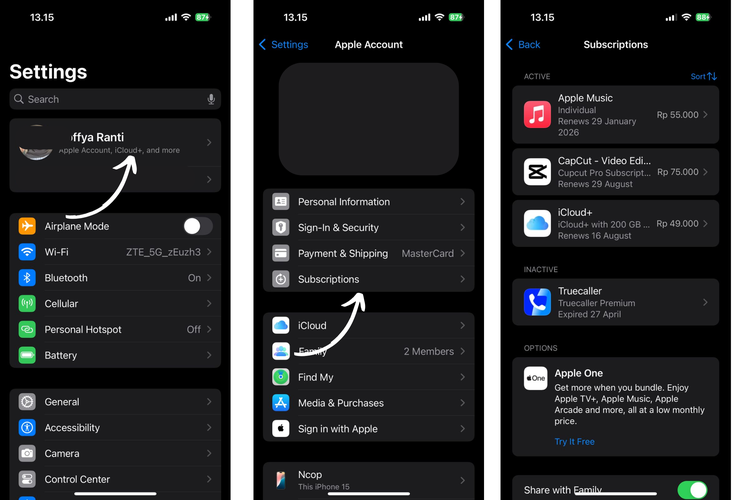 iPhone, cara berhenti langganan aplikasi, cara berhenti langganan di iPhone, Stop Otomatis Bayar, Ini Cara Berhenti Langganan Aplikasi di iPhone