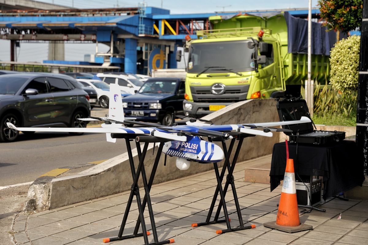 VTOL UAV, Korlantas Perkuat Pengawasan Mudik dengan Teknologi Drone
