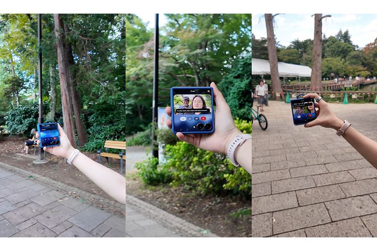 Android, Smartphone, Samsung, fitur, Traveling, google gemini, samsung z flip 7, samsung galaxy z flip 7, Tokyo Game Show 2025, Mudahnya Bikin Konten dan Cari Rute Kereta Pakai Layar Depan Samsung Z Flip 7
