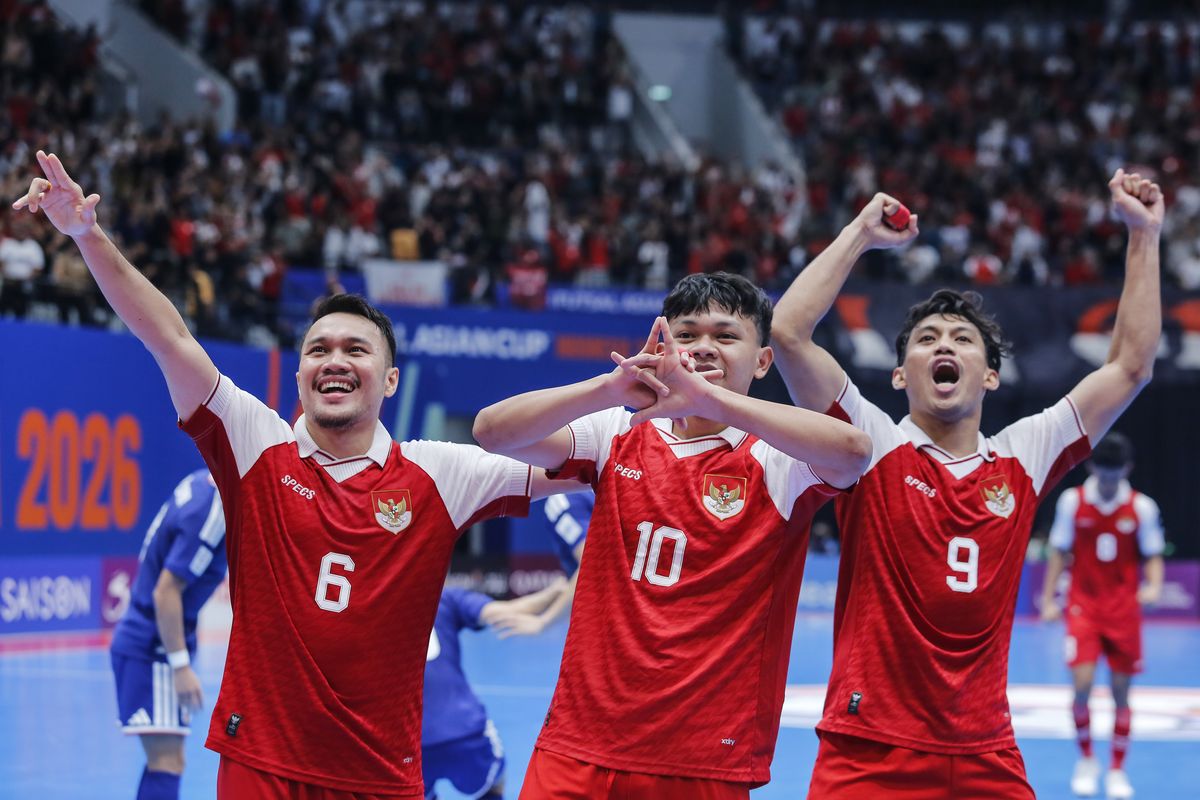 Timnas Futsal Indonesia, Piala Asia Futsal, Timnas Futsal Iran, Timnas Futsal Indonesia vs Iran, Hasil HT Timnas Futsal Indonesia Vs Iran 3-2: Sengatan Skuad Garuda Lukai Iran di Babak I