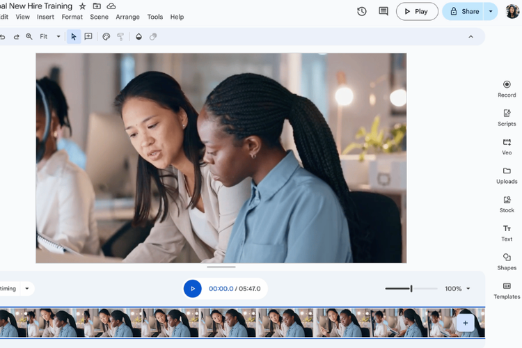 Google, video, google drive, edit, Google Vids, Google Drive Kini Juga Bisa Edit Video