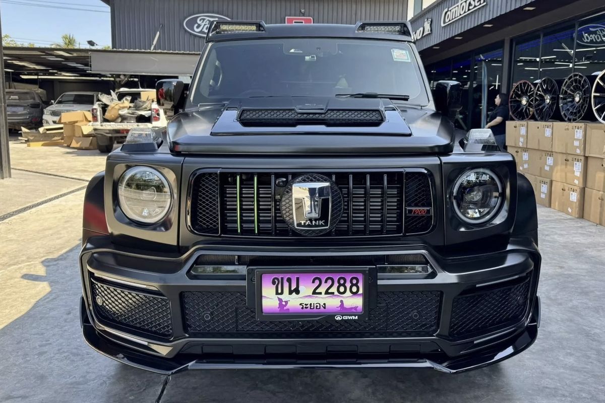 Mercedes-AMG, GWM Tank 300, GWM Tank 300 Disulap Jadi Mirip Mercedes-AMG G63