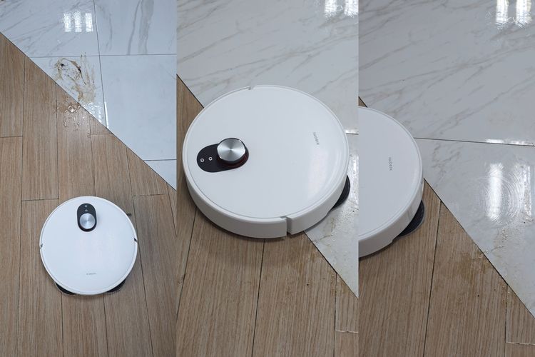 Xiaomi, Xiaomi Robot Vacuum 5, bersih-bersih, Saya Tes Xiaomi Robot Vacuum 5, Hasilnya Cocok Buat yang Capek Ngepel Manual,  Isi paket pembelian Xiaomi Robot Vacuum 5 harga Rp 9 juta., Base station besar dengan fungsi “serba otomatis”, Daya hisap 20.000 Pa dan anti rambut kusut, Vacum dan pel pintar, karpet tetap kering, Tes singkat, hasilnya meyakinkan