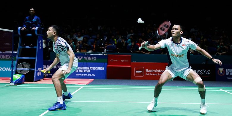 Fajar Alfian, Muhammad Shohibul Fikri, Taiwan, Chen Zhi Ray, Lin Yu Chieh, Indonesia, Indonesia Masters, Indonesia Masters 2026, Leo Rolly Carnando/Bagas Maulana, bulu tangkis, Hasil Indonesia Masters 2026: Kalahkan Wakil Taiwan, Fajar/Fikri Berpotensi Lawan Leo/Bagas