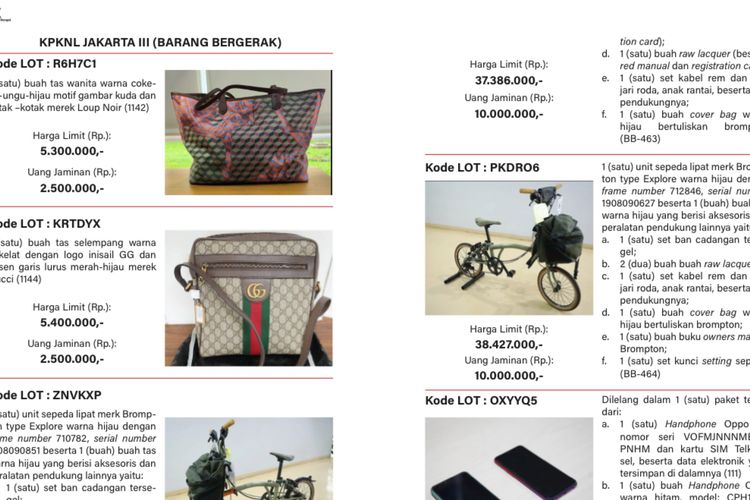 Lelang KPK, lelang KPK, cara beli barang lelang kpk, cara beli lelang kpk, beli barang lelang kpk, tutorial belanja barang kpk, tutorial belanja lelang barang kpk, tutorial lelang barang sitaan kpk, tutorial lelang barang rampasan kpk, tutorial lelang sitaan kpk 11 juni 2025, Tutorial Belanja Lelang Barang Sitaan KPK 11 Juni 2025, Ada Banyak Tas Branded, 1. Cek katalog lelang, 2. Akses situs resmi lelang, 3. Buat akun lelang, 4. Cari barang yang diinginkan, 5. Bayar uang jaminan, 6. Pahami harga limit, 7. Ikuti lelang secara online, 8. Pelunasan dan pengambilan barang
