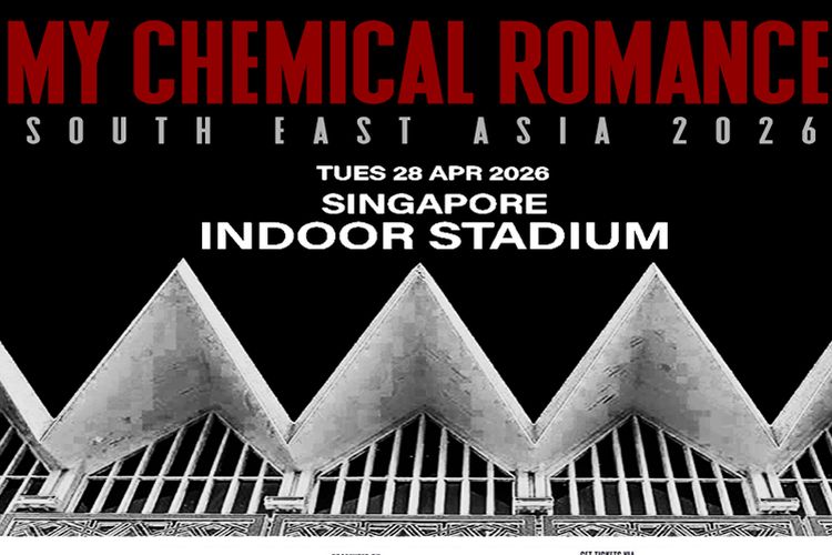 My Chemical Romance, Konser My Chemical Romance, tiket konser My Chemical Romance, konser My Chemical Romance, Jadwal Penjualan Tiket Konser My Chemical Romance 2026 di Singapura dan Malaysia, War Dimulai Jumat Pagi