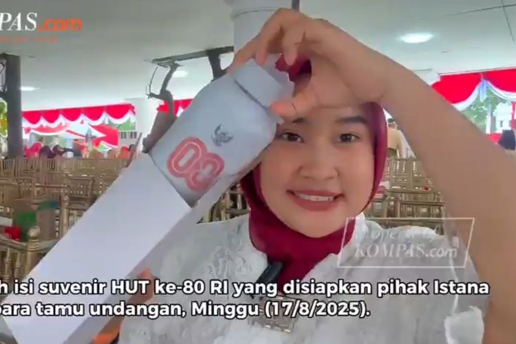perayaan HUT RI, 17 Agustus 2025, hut ke 80 ri, perayaan HUT ke-80 RI, suvenir hut ke-80 ri, 11 Suvenir Eksklusif dari Istana Merdeka Saat HUT ke-80 RI, Ada Buku Prabowo, 1. Topi “RI-80”, 2. Kaos hitam putih, 3. Tumbler, 4. Pouch kanvas, 5. Kipas batik, 6. Majalah "Peristiwa Sekitar Proklamasi", 7. Handuk kecil, 9. Majalah Kerja Presiden Prabowo, 10. Buku foto “Rekam Jejak Sang Patriot”, 11. Payung