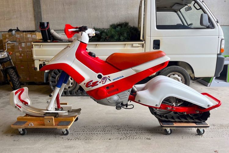 Motor, Honda, Honda EZ Snow, Salah Satu Motor Paling Unik dan Langka Honda