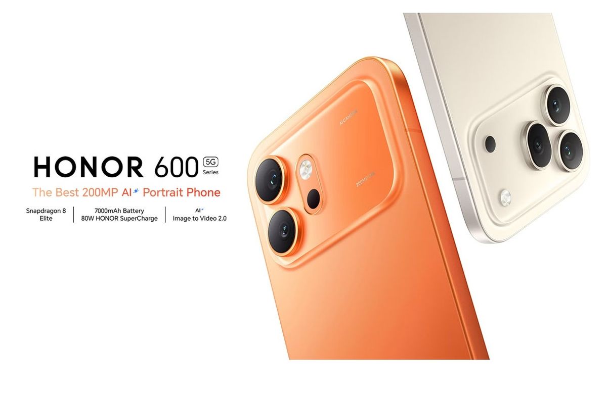 Honor, Honor 600 Pro, Honor 600, Snapdragon 7 Gen 4, Snapdragon 8 Elite, HP Honor Mirip iPhone 17 Pro Max Siap Rilis 23 April