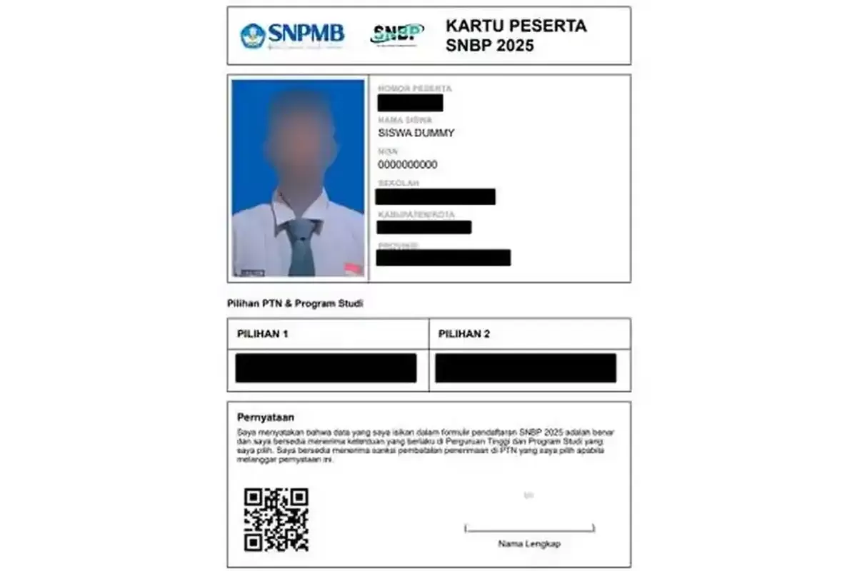 SNBP 2026, SNPMB 2026, kartu peserta SNBP 2026, Cara Cetak Kartu Peserta SNPMB 2026 untuk Bukti Pendaftaran SNBP