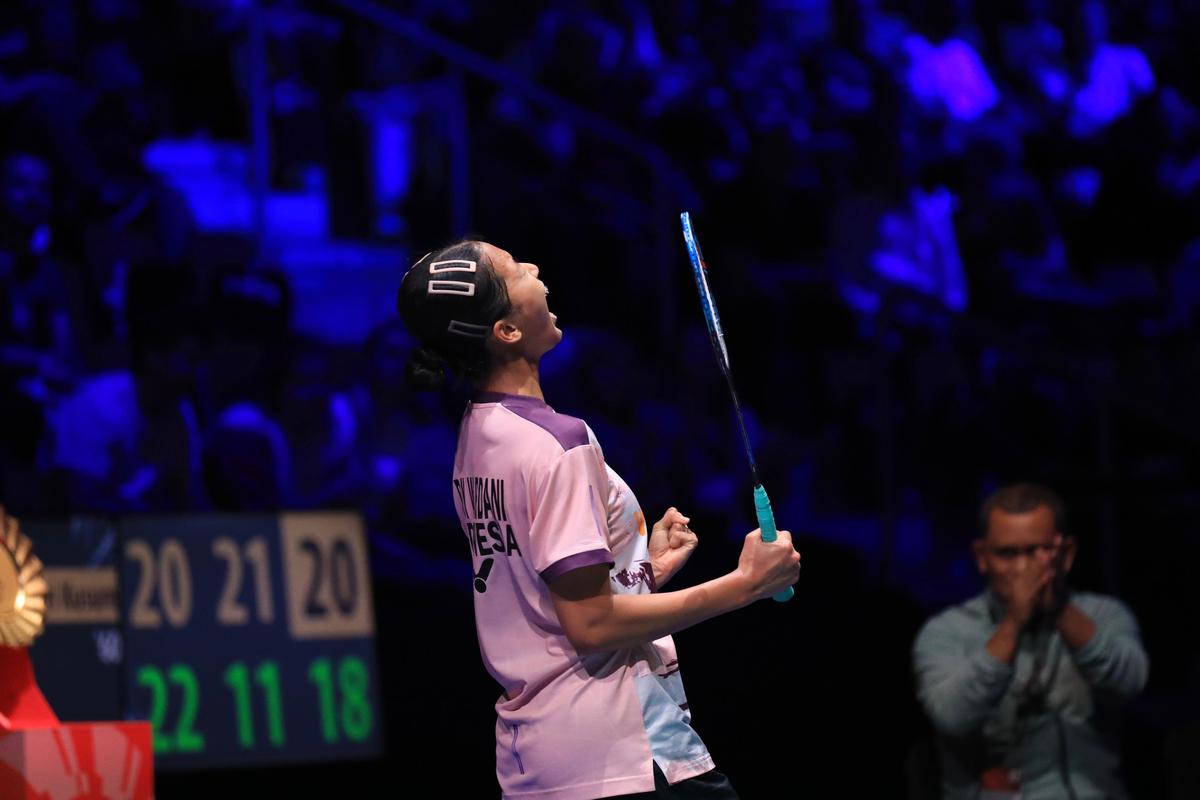 Putri KW, Wong Ling Ching, Swiss Open 2026, Hasil Swiss Open, tunggal putri Indonesia, Hasil Swiss Open 2026: Putri KW Lolos 8 Besar Usai Pulangkan Wakil Malaysia