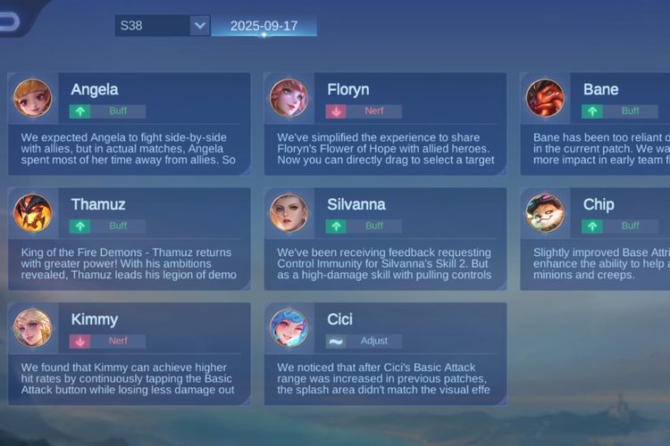 update, gameplay, Mobile Legends, MLBB, Obsidia, Mobile Legends 2.1.18 Bawa Update Besar-besaran, Ada Hero Baru Obsidia dan Gameplay Seimbang