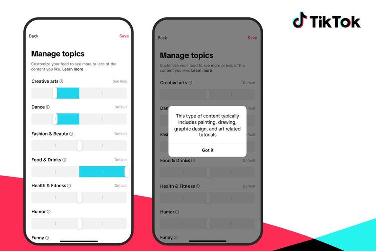 TikTok, Fyp TikTok, Bukan Cuma Swipe dan Like, FYP TikTok Sekarang Bisa Diatur Sendiri