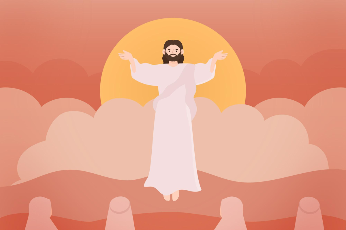 poster, Kenaikan Yesus Kristus, gambar, Kenaikan Isa Almasih, Poster, 20 Link Poster Kenaikan Yesus Kristus, Siap Dibagikan ke Medsos