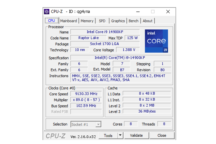 prosesor, kecepatan, overclocker, Intel Core i9, intel core i9-14900KF, wytiwx, Rekor Baru Kecepatan Prosesor Desktop Tercipta, Tembus 9,13 GHz