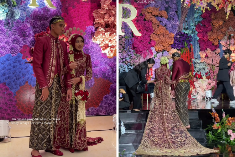 SURABAYA, Timnas Indonesia, Rizky Ridho, Sendy Aulia, Surabaya, pernikahan Rizky Ridho, timnas Indonesia, desainer, rizky ridho persija, sendy aulia, Pernikahan Rizky Ridho, rizky ridho timnas indonesia, baju pernikahan rizky ridho, Busana Pernikahan Rizky Ridho dan Sendy Aulia, Bernuansa Timnas Indonesia
