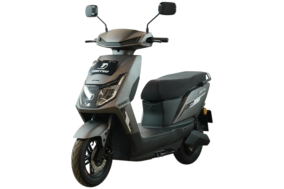 baterai Lithium, skutik, United E-Motor, Skutik, motor listrik, baterai lithium, United Luncurkan MX-1200 Li, Kini Pakai Baterai Lithium