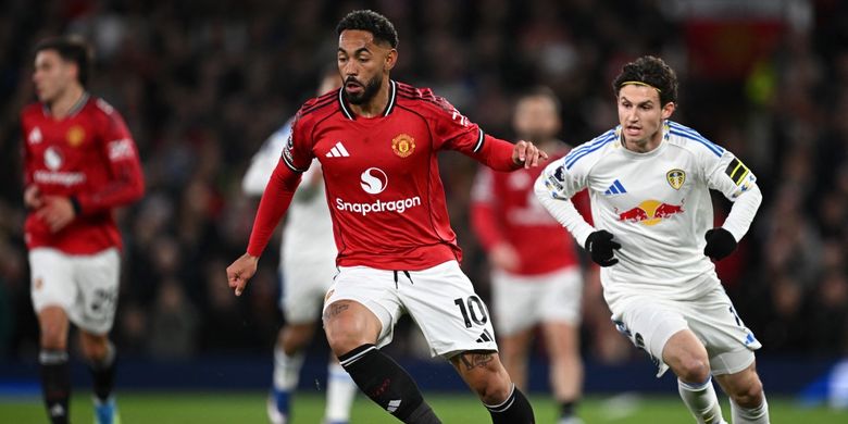 Liga Inggris, Man United, Leeds, Leeds United, Lisandro Martinez, Noah Okafor, Manchester United, Casemiro, Liga Inggris 2025-2026, Hasil Man United Vs Leeds 1-2, Diwarnai Kartu Merah Lisandro Martinez