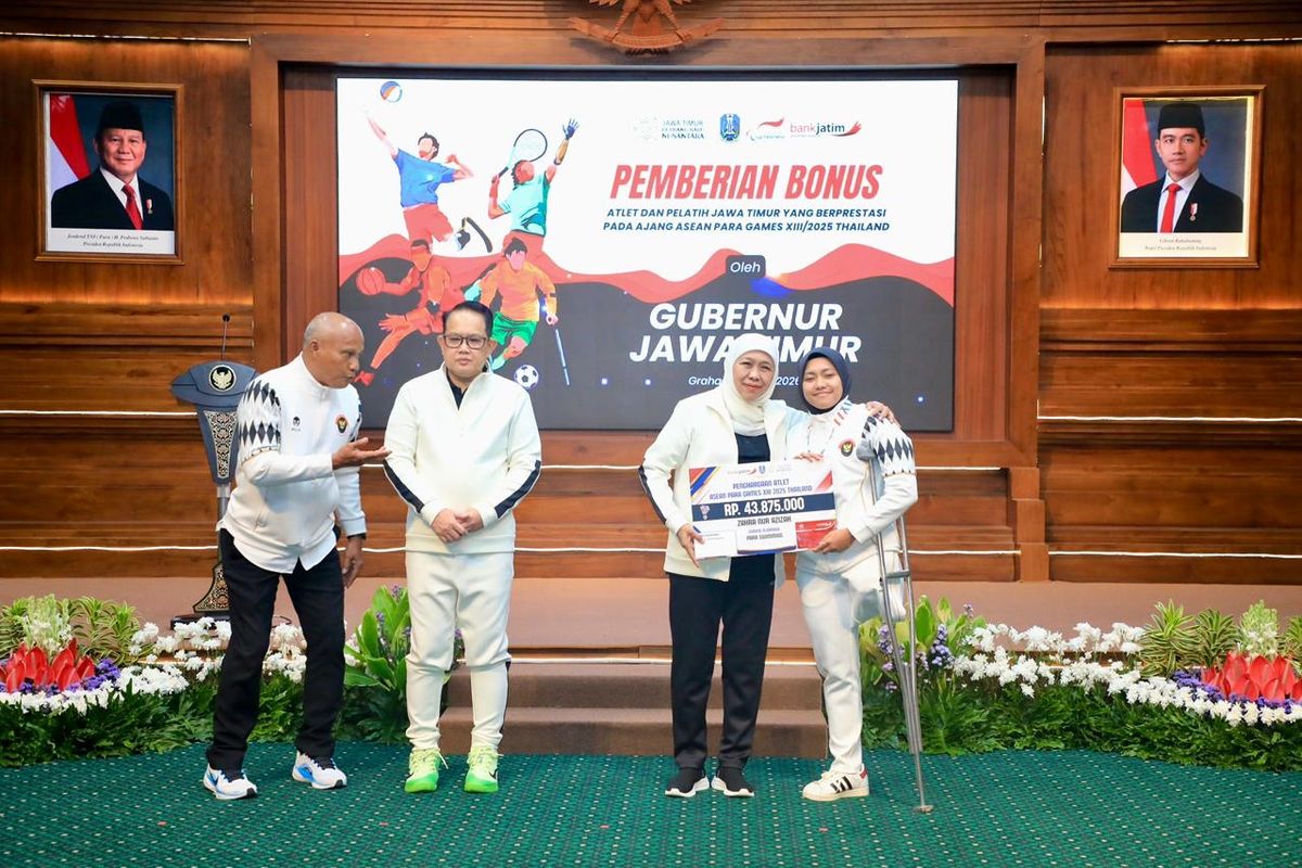 ASEAN Para Games, pembinaan berkelanjutan, Atlet Paralimpik Sumbang 35 Medali, Pemprov Jatim beri Bonus Rp1,8 Miliar