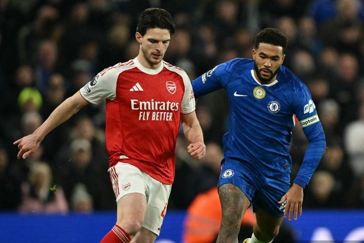 Arsenal, Chelsea, Declan Rice, Piala Liga Inggris, Skor Arsenal Vs Chelsea 1-0, Declan Rice: Kami Pantas Mendapatkannya!