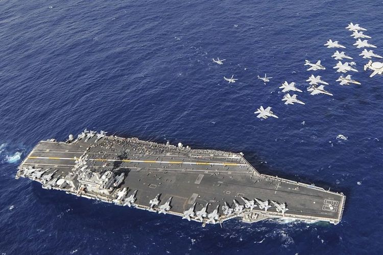USS Nimitz, perang israel-iran, kapal induk uss nimitz, kapal uss nimitz, spesifikasi kapal induk uss nimitz, kapal uss nimitz tenaga nuklir, panjang kapal induk uss nimitz, Spesifikasi USS Nimitz, Kapal Induk Bertenaga Nuklir Milik AS