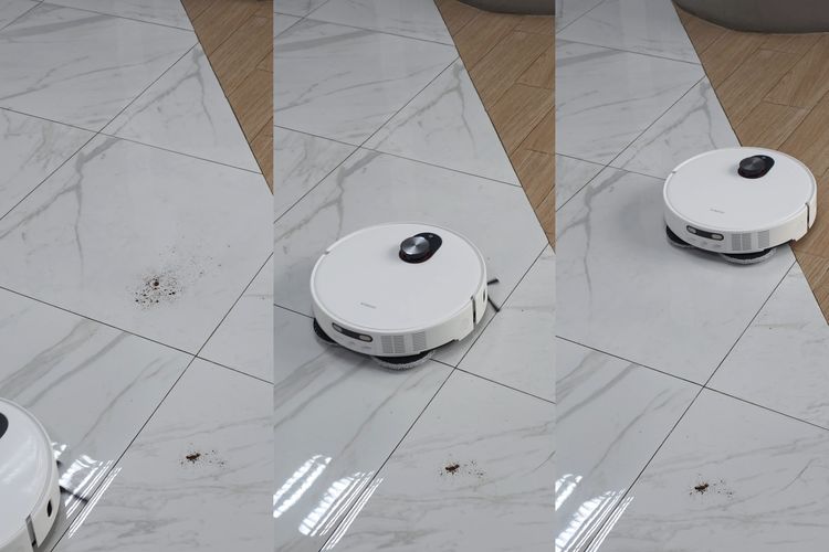 Xiaomi, Xiaomi Robot Vacuum 5, bersih-bersih, Saya Tes Xiaomi Robot Vacuum 5, Hasilnya Cocok Buat yang Capek Ngepel Manual,  Isi paket pembelian Xiaomi Robot Vacuum 5 harga Rp 9 juta., Base station besar dengan fungsi “serba otomatis”, Daya hisap 20.000 Pa dan anti rambut kusut, Vacum dan pel pintar, karpet tetap kering, Tes singkat, hasilnya meyakinkan