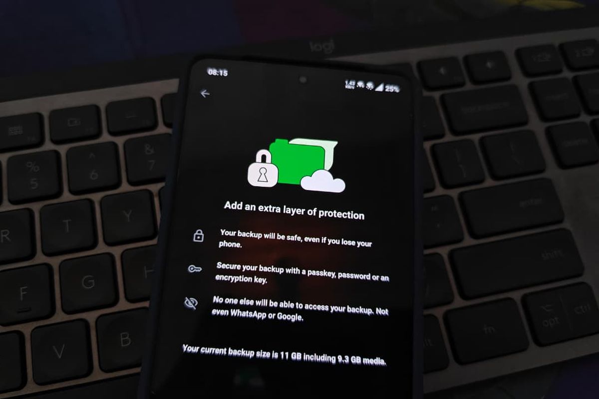 WhatsApp, backup chat whatsapp, enkripsi end to end, Passkey, Tak Perlu Ingat Password, Backup Chat WhatsApp Kini Diamankan Pakai Passkey