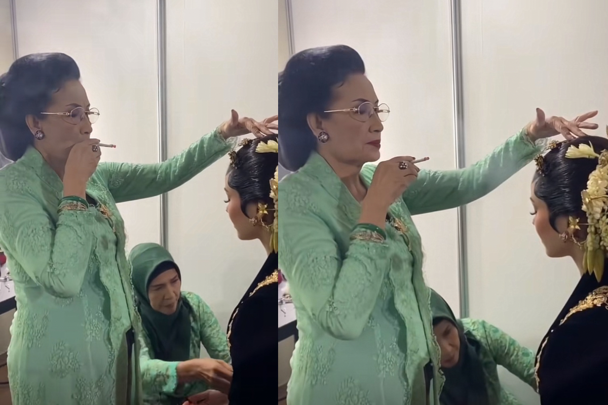 ngunduh mantu Al Ghazali dan Alyssa Daguise, Apa itu sembogo, sembogo pengantin, alyssa daguise ditiup asap rokok, tradisi sembogo, makna tradisi sembogo, apa arti sembogo, apa itu sembogo, ritual sembogo, Ngunduh mantu Al Ghazali dan Alyssa Daguise, Alyssa Daguise Ditiup Asap Rokok Saat Ngunduh Mantu, Apa Makna Ritual Sembogo?
