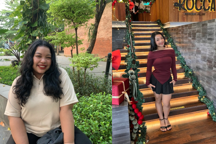 Diet Membuat Rasa Insecure Pudar, Cerita Nindy Menyusutkan Lingkar Pinggang 36 Cm, Berangkat dari kebiasaan tanpa kontrol, Pilih defisit kalori yang berkelanjutan, Diet mandiri dan mulai berdamai dengan olahraga, Lingkar pinggang menyusut 36 Cm, insecure perlahan memudar