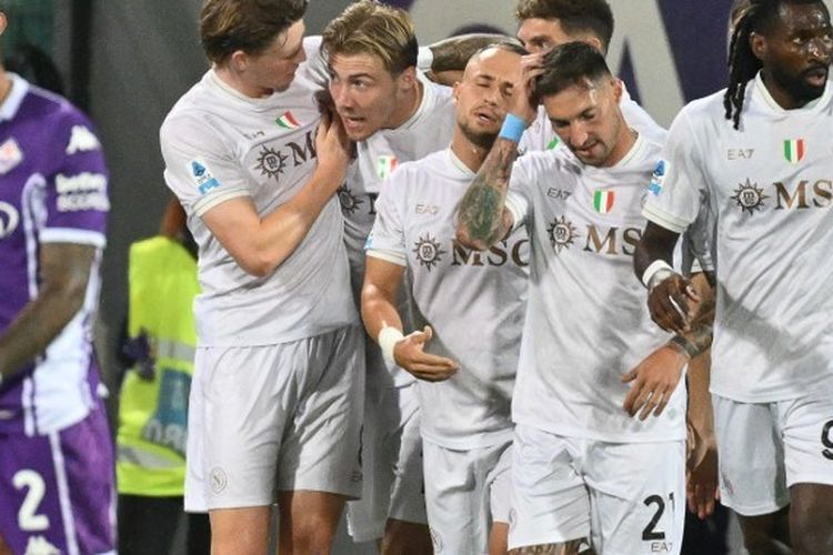 Liga Champions, Napoli, Liga Champions 2025-2026, Rasmus Hojlund, Napoli vs Sporting CP, Hasil Napoli Vs Sporting CP 2-1, Hojlund Menggila Berkat De Bruyne