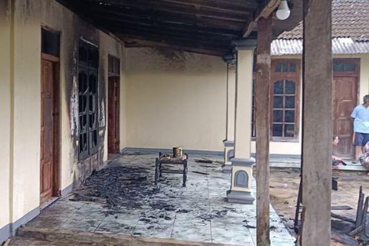 Polres Wonogiri, pembakaran rumah, kasus pembakaran rumah di wonogiri, motif pembakaran rumah di wonogiri, Pelaku Pembakaran Rumah di Girimarto Wonogiri Ditangkap, Motif Pelaku Diungkap