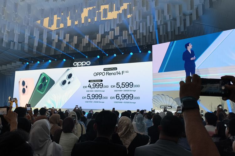 Oppo, Oppo Reno 14F, Harga Oppo Reno 14F, oppo reno 14F, harga oppo reno 14f, spesifikasi oppo reno 14f, Ponsel Oppo Reno 14F 5G Resmi Meluncur di Indonesia dengan Baterai 6.000 mAh