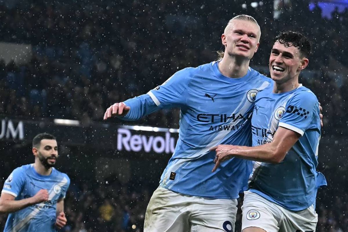 Manchester City vs Fulham, Erling Haaland, Pep Guardiola, Bernardo Silva, Skor Man City Vs Fulham 3-0, Alasan Guardiola Tarik Haaland Lebih Cepat