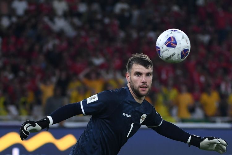 Timnas Indonesia, Bulgaria, Maarten Paes, FIFA Series 2026, Rekor Apik Maarten Paes di GBK, Modal El Tembok Tantang Bulgaria