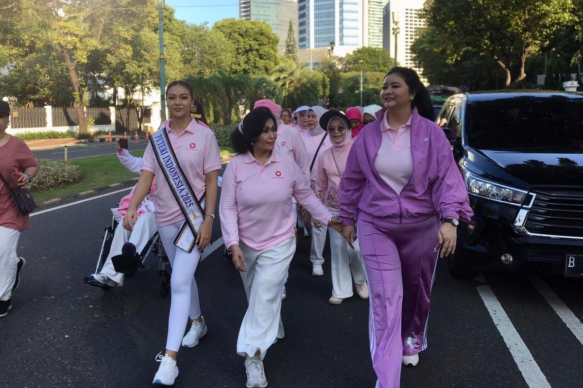 Kongres Wanita Indonesia, perempuan Indonesia, empowerment walk, 10 000 ribu langkah, jalan sehat 1000 langkah, KOWANI 100 tahun, Menuju 100 Tahun Eksistensi, KOWANI Gelar Empowerment Walk 10.000 Langkah