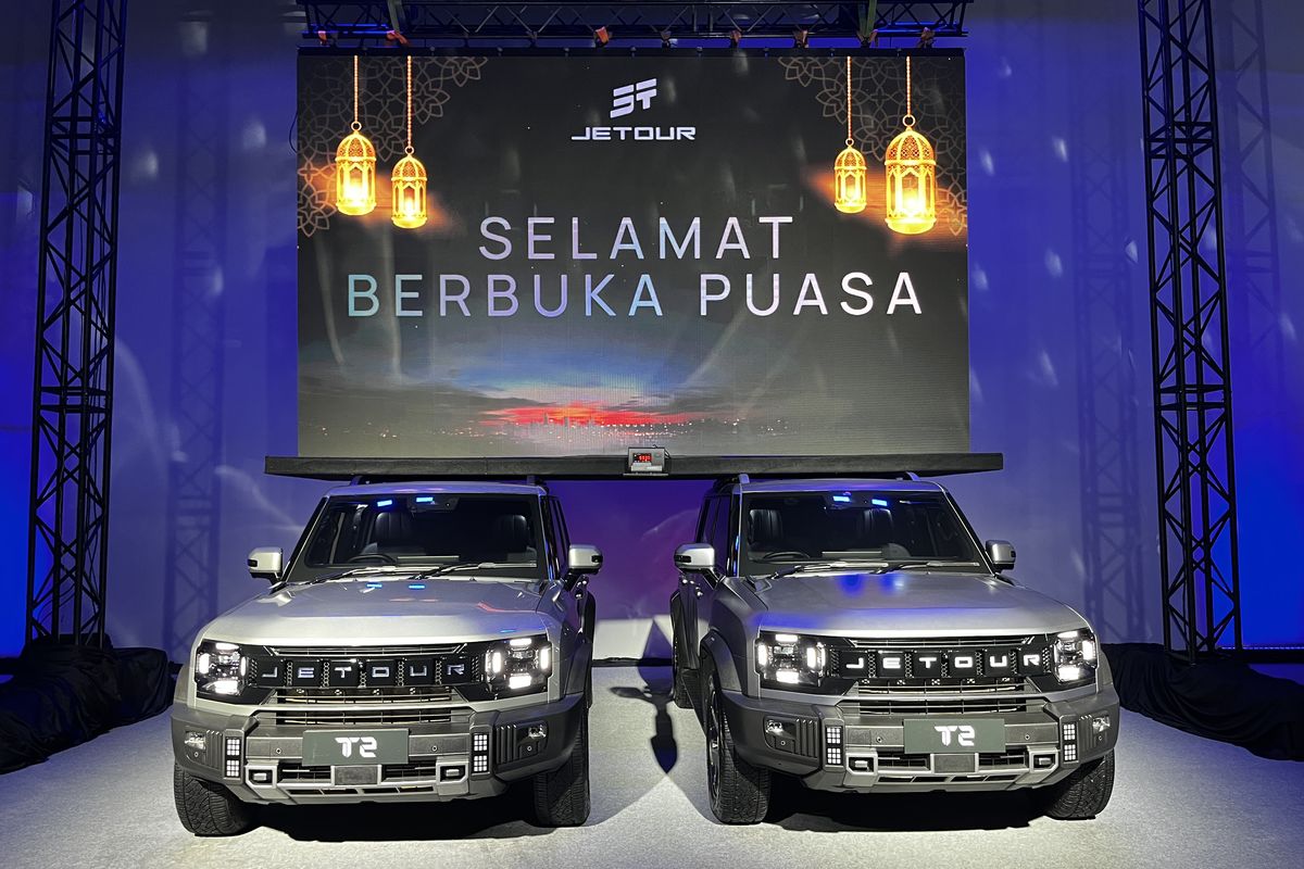 Jetour, mobil, Jetour T2, Jetour T2 Pamer Kekuatan Struktur, Topang Layar LCD 700 Kg