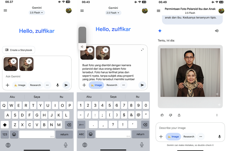 gemini, Polaroid Gemini AI bareng Ibu, Prompt polaroid AI dengan Ibu, Prompt polaroid Gemini AI bareng Ibu, Cara membuat polaroid Gemini AI bareng Ibu, Cara membuat polaroid AI dengan ibu, Teka polaroid Gemini AI dengan Ibu, Viral Foto Polaroid Gemini AI Bareng Ibu di Medsos, Ini Cara Bikin dan Contoh Prompt