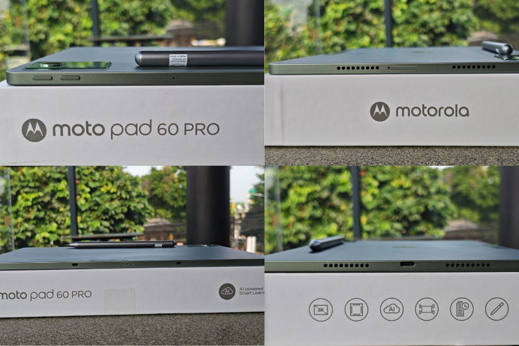 tablet, Motorola, hands on, Moto Pad 60 Pro, spesifikasi Moto Pad 60 Pro, fitur moto pad 60 pro, Hands-on Motorola Moto Pad 60 Pro: Tablet Serbaguna dengan Layar 3K dan Stylus Responsif, Desain kotak simpel, aksesori lengkap ada Stylus, Desain warna cantik, material aluminium, Port lengkap, ada JBL quad speaker , Layar lega, scrolling mulus, Kamera jernih, bisa scan dokumen, Stylus responsif, nyaman digenggam, Bisa konek lintas perangkat, Entertainment Space dan Productivity, Baterai awet, performa cepat, Kesimpulan