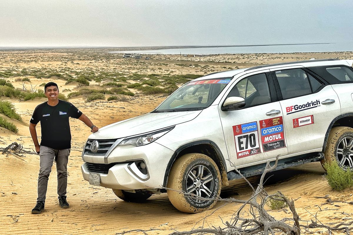 Julian Johan, rally, Rally, julian johan profil, Julian Johan Sukses Wujudkan Mimpinya Ikut Balapan di Rally Dakar