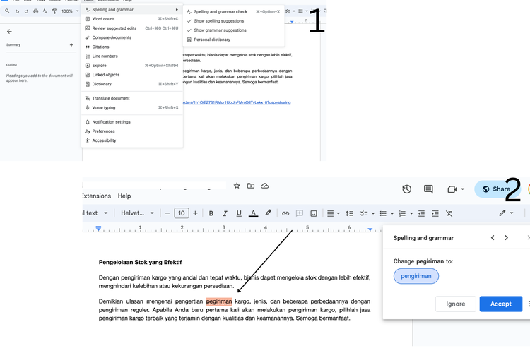 Google Docs, cara cek typo di google docs, cek dokumen typo di google docs, Tips Cek Typo Otomatis di Google Docs, Praktis dan Akurat