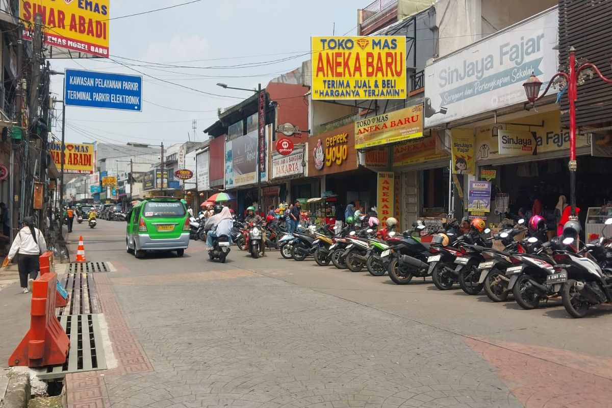 perubahan sisi parkir, Jalan Suryakencana Bogor: Parkir Bergeser, Lalu Lintas Lebih Lancar