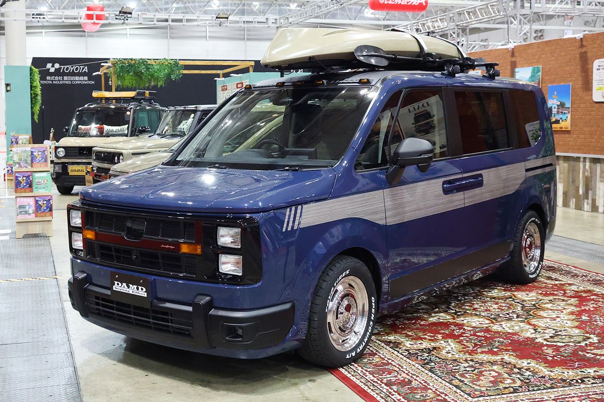 DAMD, Honda Step WGN, DAMD Step WGN Resonator di Tokyo Auto Salon 2026, Jadul dan Modern