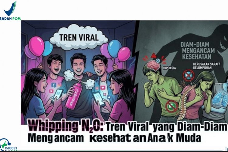 Whip Pink, gas N2O, Kasus Lula Lahfah, Temuan Tabung Whip Pink, dan Bahayanya...