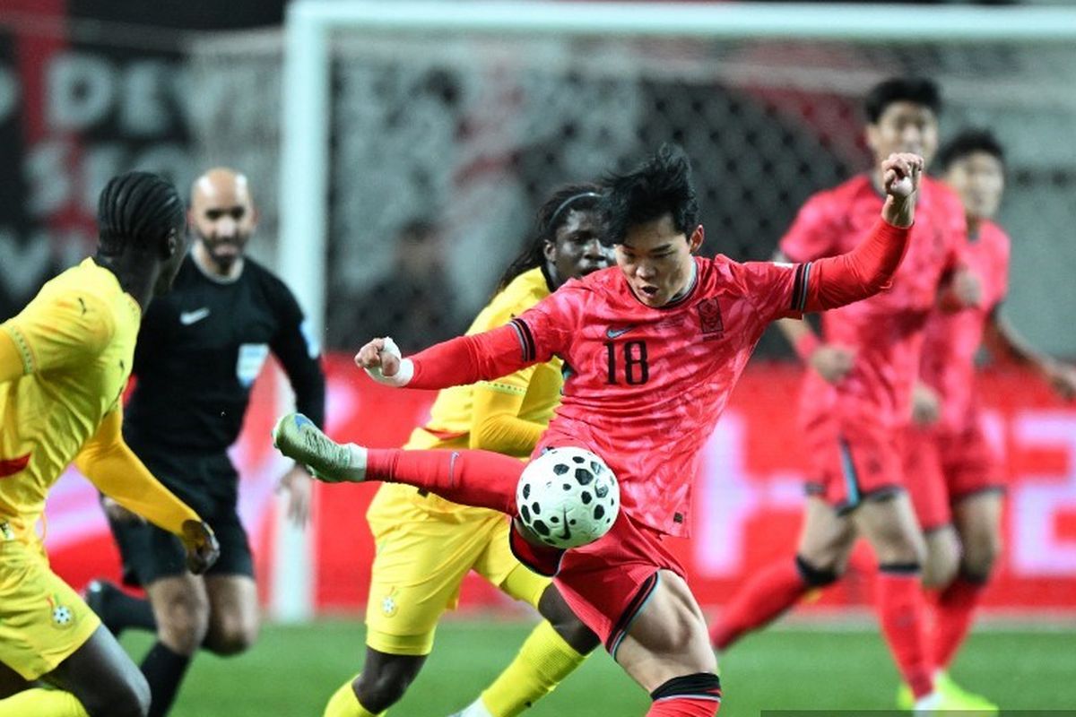 Korea Selatan, Ghana, FIFA Matchday, Hasil Korea Selatan Vs Ghana 1-0: Penalti Gagal, Gol Sundulan Jadi Pembeda