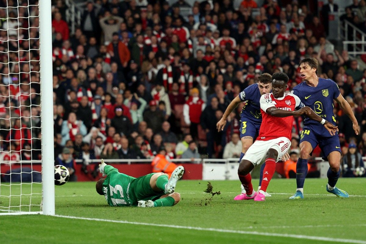 Liga Champions, Arsenal, Atletico Madrid, Arsenal vs Atletico Madrid, Bukayo Saka, Hasil Arsenal Vs Atletico 1-0, Bukayo Saka Berharap Kisah Berakhir Manis di Budapest