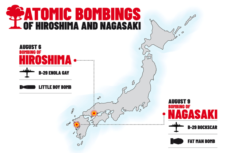 sejarah, Hiroshima dan Nagasaki, perang dunia 2 berakhir, perang dunia, Bom Atom Hiroshima dan Nagasaki, Sejarah Bom Hiroshima Nagasaki yang Akhiri Perang Dunia II Tahun 1945, Dampak bom atom Hiroshima Nagasaki, Jepang menyerah ke Sekutu, Paparan radiasi dan penyakit akibat bom atom, Dampak ekonomi dan pencemaran lingkungan