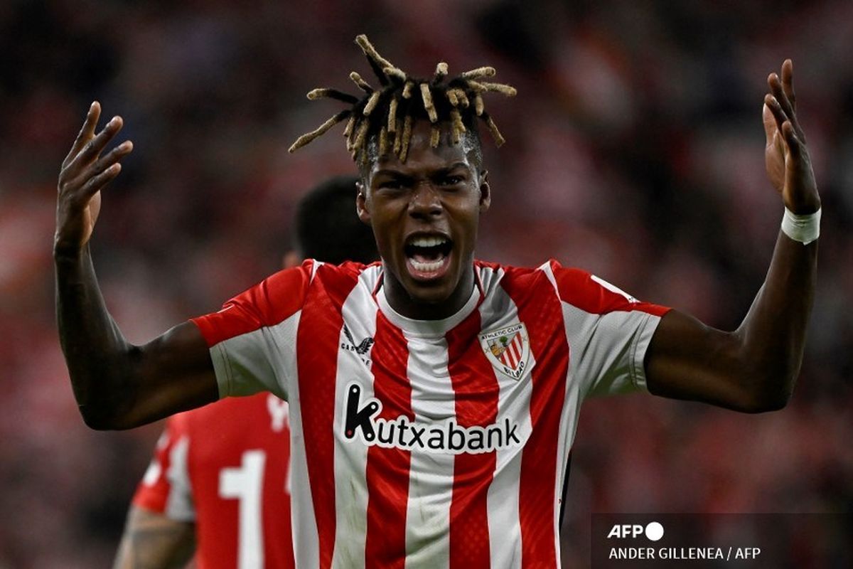 Athletic Club, Nico Williams, Barcelona, liga spanyol, Athletic Club Rayakan Perpanjangan Kontrak Nico Williams, Sindir Barca