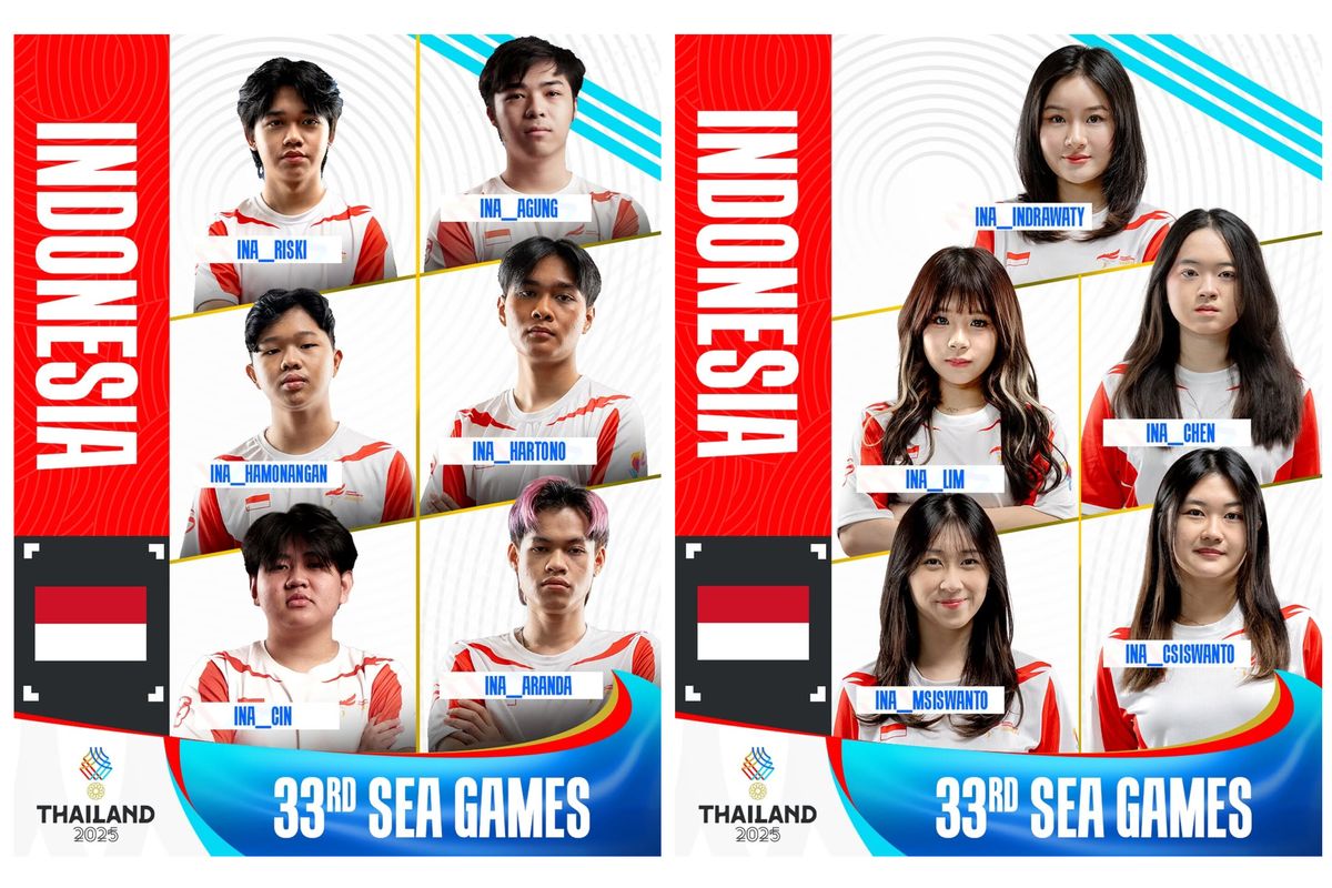e-sports, MLBB, Indonesia, roster, timnas, Roster Timnas Mobile Legends Indonesia Resmi Dirilis untuk SEA Games 2025